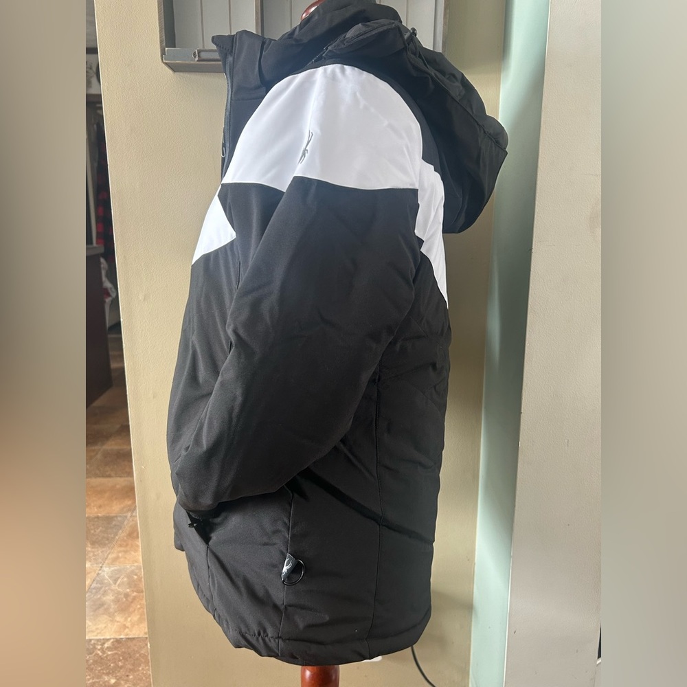 Spyder 3 in One Black and White Lady Jacket - Picture 5 of 16